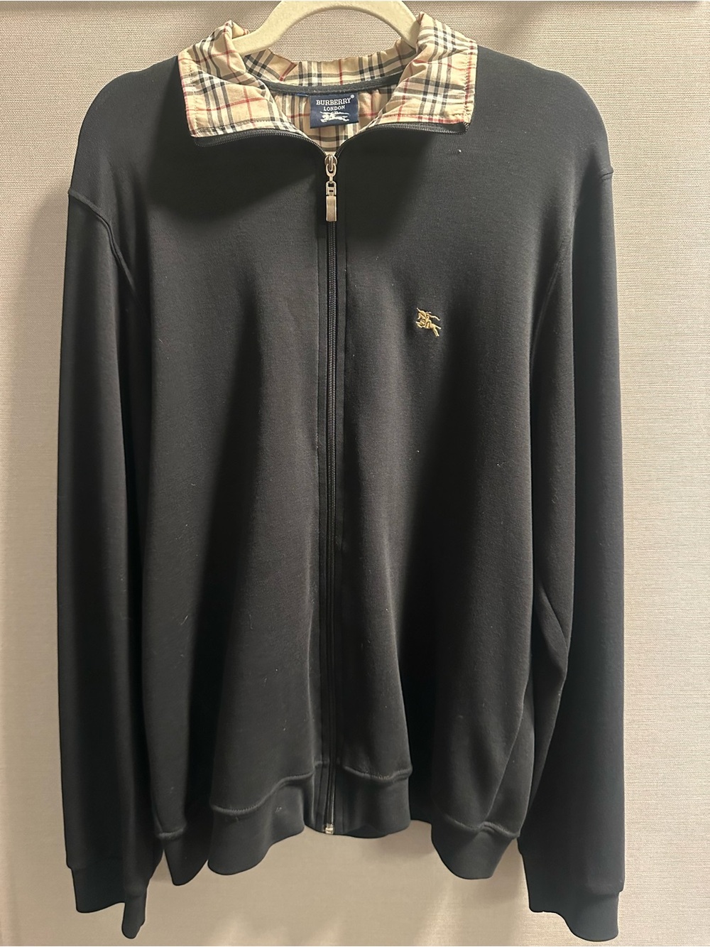 Burberry London Full Zip Long Sleeve Jacket Size XL